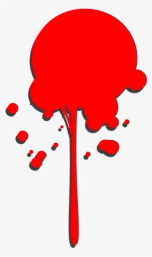 Black And White Download Red Drip Png For Free Download - Red Paint Drop Png