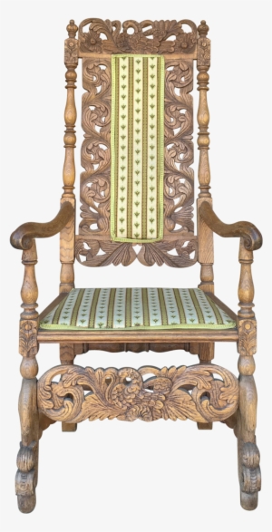 Carved Arm Chair - Chair