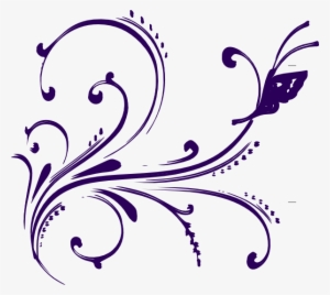 Abstract Clipart Butterfly - Purple Butterfly Clip Art