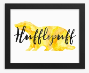 hufflepuff hogwarts house pride art print - hogwarts school of witchcraft and wizardry