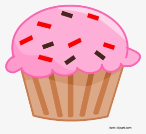 Free Strawberry Cupcake Clip Art - Cake Props For Photo Booth