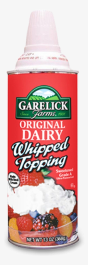Garelick Farms Aerosol Whipped Topping - Garelick Farms Whipped Cream, Light - 7 Oz