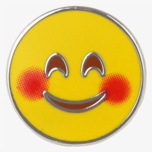 Blush Emoji Pin - Pin