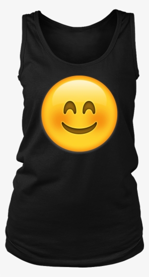 Blush Emoji Tank Top - Shirt