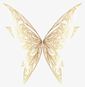 Golden Wings By Moryartix - Gold Fairy Wings Png