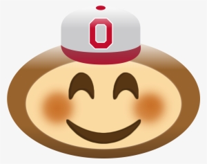 Blushing Emoji Keyboard Download - Brutus Buckeye Transparent Png