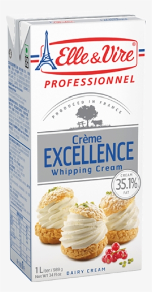Elle & Vire Excellence Whipping Cream - Elle And Vire Whipping Cream