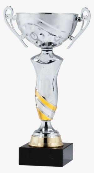Silver Flare W/ Gold Accent - Trophy
