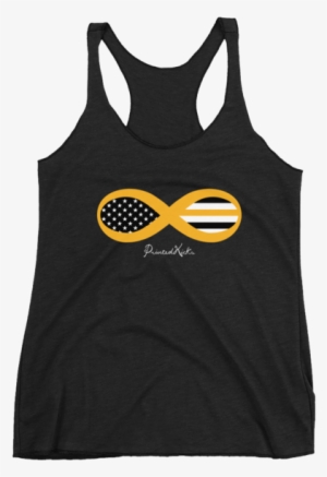 Thin Gold Line Forever Tank Top - Disney Locals Womans Racerback Tank - Purple Rush