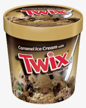 Twix Ice Cream, Caramel With Twix Cookie Bars - 16