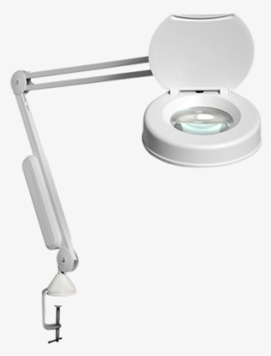 Luxo Medical Illuminated Magnifier Lamp Desk Mounted