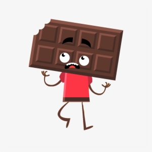 Twix Bitten Transprent Download - Cartoon Chocolate Bar Png