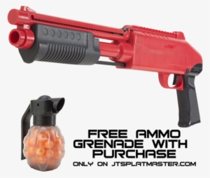 Win A Jtsplatmaster Home Paintball Gun And - Jt Splatmaster Z200 Paintball Shotgun .50 Cal - Red