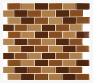 Desert Oasis Brick - Msi Crystallized 1'' X 2'' Glass Mosaic Tile In Brown