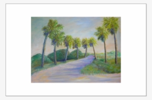 Dirt Road In Marineland, Fl Poster By Patty Weeks - Dirt Road In Marineland, Fl Throw Blanket