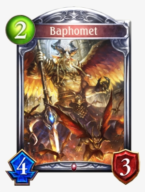 Unevolved Baphomet Evolved Baphomet - Shadowverse Lancer