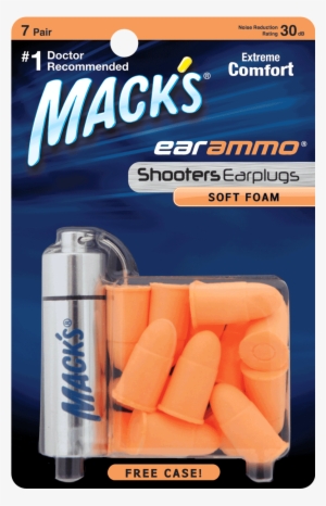 Shooting Ear Plugs 7 Pair - Mack's Ear Ammo