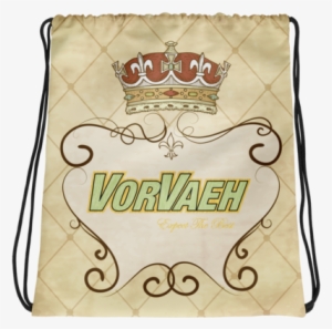Vorvaeh Vintage Crown Drawstring Bag