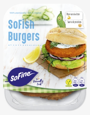 Sofish Burger From Sofine - Tofu A La Minute Spiced