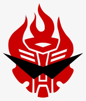 Transformers Autobots Optimus Prime Bumblebee Red Clip - Team Dai Gurren Symbol