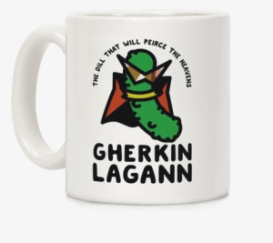 Gherkin Lagann Coffee Mug - Gurren Lagann Shirt