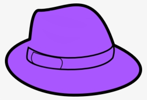 Purple Winter Hat Png Clip Art Imageu200b - Purple Fedora Clip Art