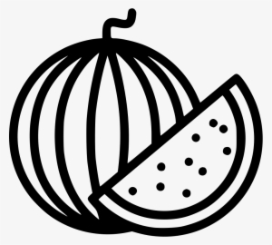 Watermelon Slice Food Plant Tree Comments - Watermelon Black And White Png