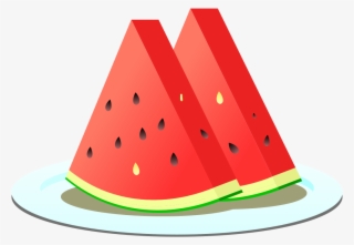 Watermelon Fruit Egusi Cucumber - Clipart Watermelon Slice