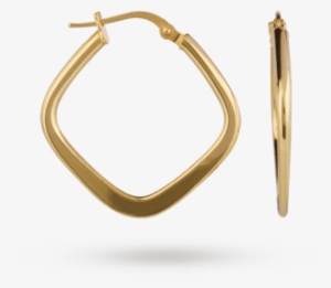 9ct Gold Square Hoop Earrings - Samsonite Guardit Bailhandle Computer Bag