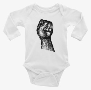 Closed Power Fist Baby Onesie Long Sleeve - Grab It Nation By We The People 9781540627728 (paperback)