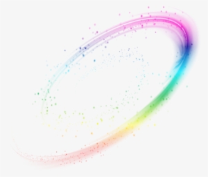 Galaxy Rainbow Swirl Circle Round Fantasy Ring - Rainbow Effect Png