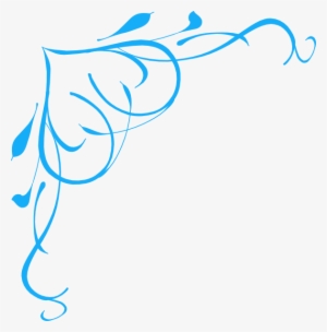 Blue Swirl Heart Clip Art At Clker Com Vector Clip - Border Design Blue And Pink