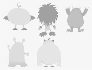 Monsteroutlines - Illustration