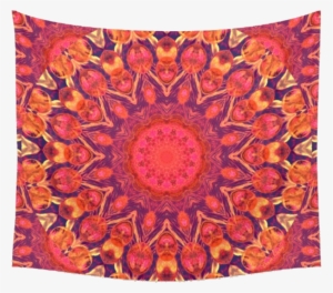Sunburst Mandala Abstract Star Circle Dance - Sunburst Mandala, Abstract Star Circle Dance Wall Tapestry
