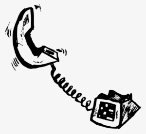 Vector Free Download Telephone Clip Art At Clker Com - Cord Phone Cartoon