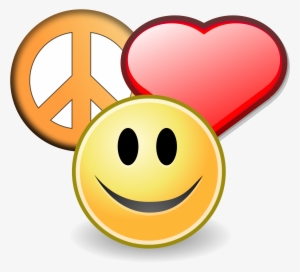 Clip Art Peace Love And Happyness Christmas - Peace And Love Clip Art