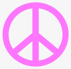 Free Clip Art Peace Sign - Purple Peace Sign Clip Art