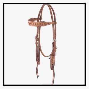 Martin Saddlery Roughout Leather Browband With Rope
