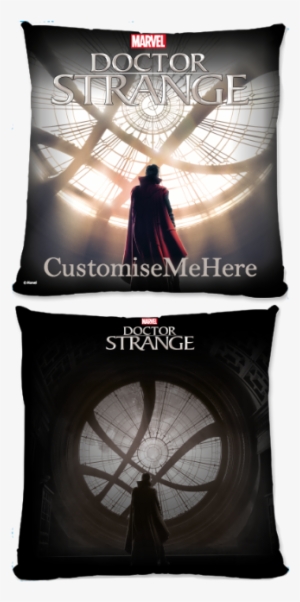 Marvel Doctor Strange Window Logo Cushion - Marvel's Doctor Strange: The Art Of The Movie