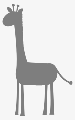 Birthday Girl Giraffes Clip Art - Grey Giraffe Clipart