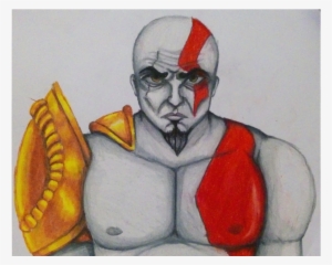Kratos God Of War [traditional Art] - Sketch