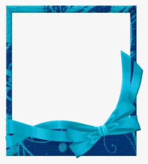 Blue And Dark Blue Transparent Frame - Blue Frame Png