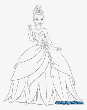 Coloring Pages Of Tiana - Disney Princess Coloring Pages Tiana