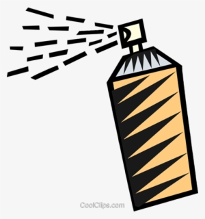 Bottle Of Hair Spray Royalty Free Vector Clip Art Illustration - Animated Spray Can Gif