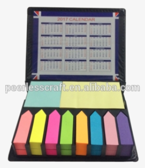 Pcsn002 Pu Cover Multicolor Custom Sticky Notes Memo - Memo Set + Kalender