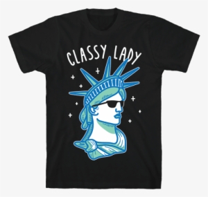Classy Lady Liberty Mens T-shirt - Pansexual Shirt