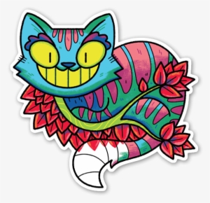Cheshire Cat Sticker - Cat