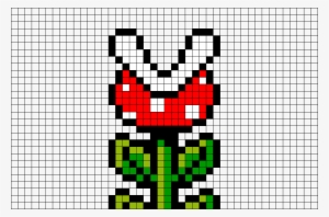 Brik Pixel Art On Twitter - Piranha Plant Pixel Art