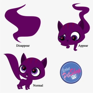 Drawn Cheshire Cat Transparent - Littlest Pet Shop Cat Base