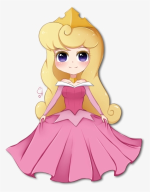 Sleeping Beauty Transparent - Chibi Disney Princess Aurora
